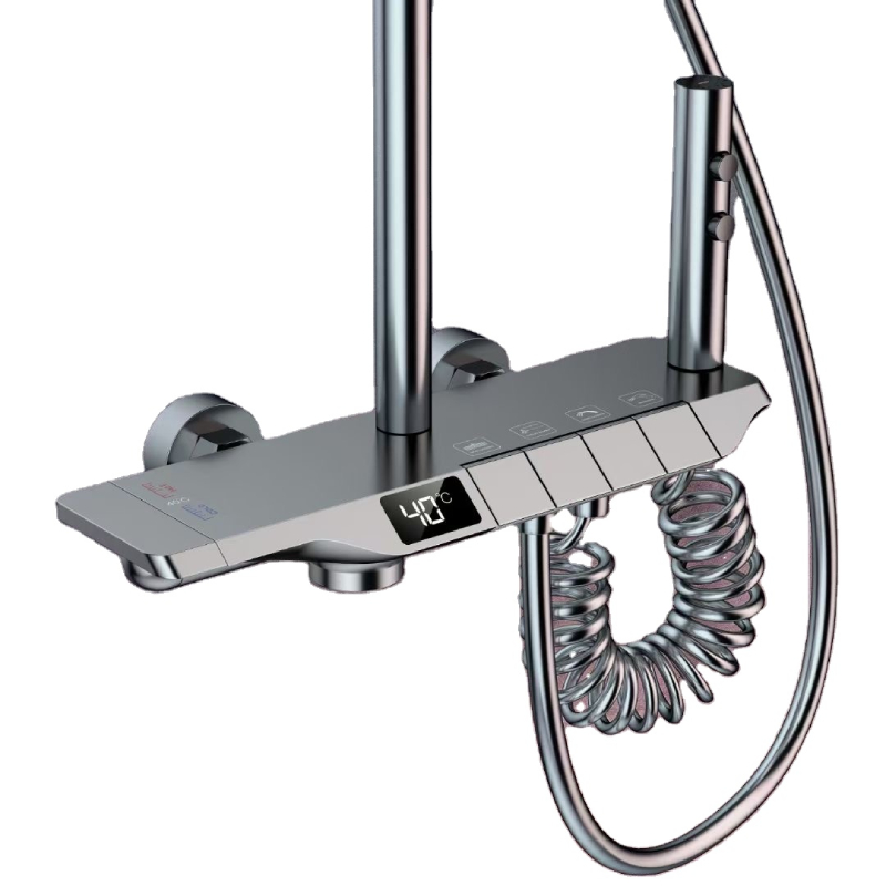 Colonne de Douche Piano TCW Numérique chrome 37-7 – Image 3