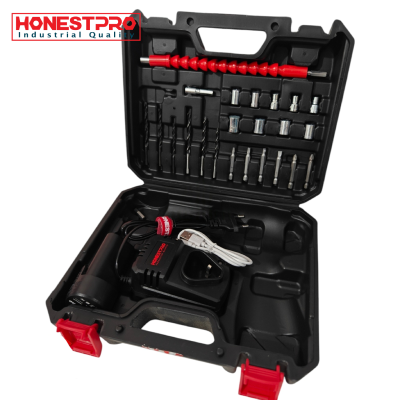 Visseuse a batterie 12V Avec 28PCS Accessoires HONESTPRO YAE6151 – Image 5