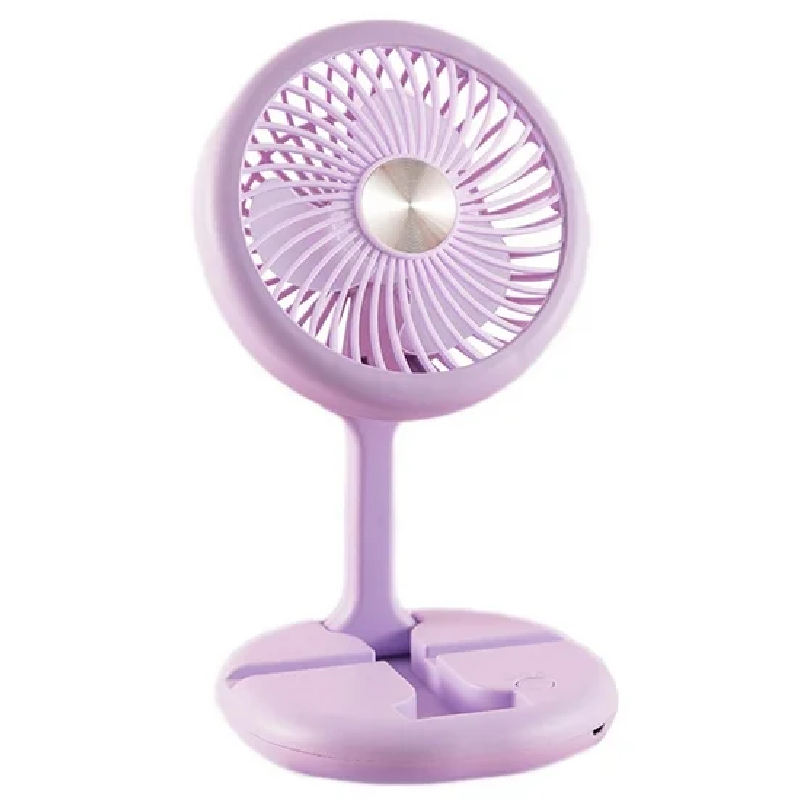 Ventilateur pliable rechargeable avec support pour téléphone – Image 7