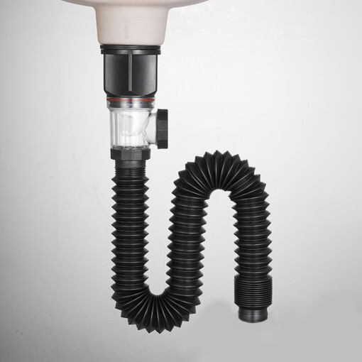 Siphon Lavabo et cuisine anti-retour avec clapet 