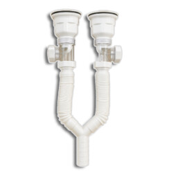 Alternative view of Siphon Double Anti-retour et Odeur