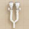 Siphon Double Anti-retour et Odeur