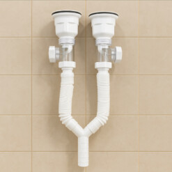 Siphon Double Anti-retour et Odeur