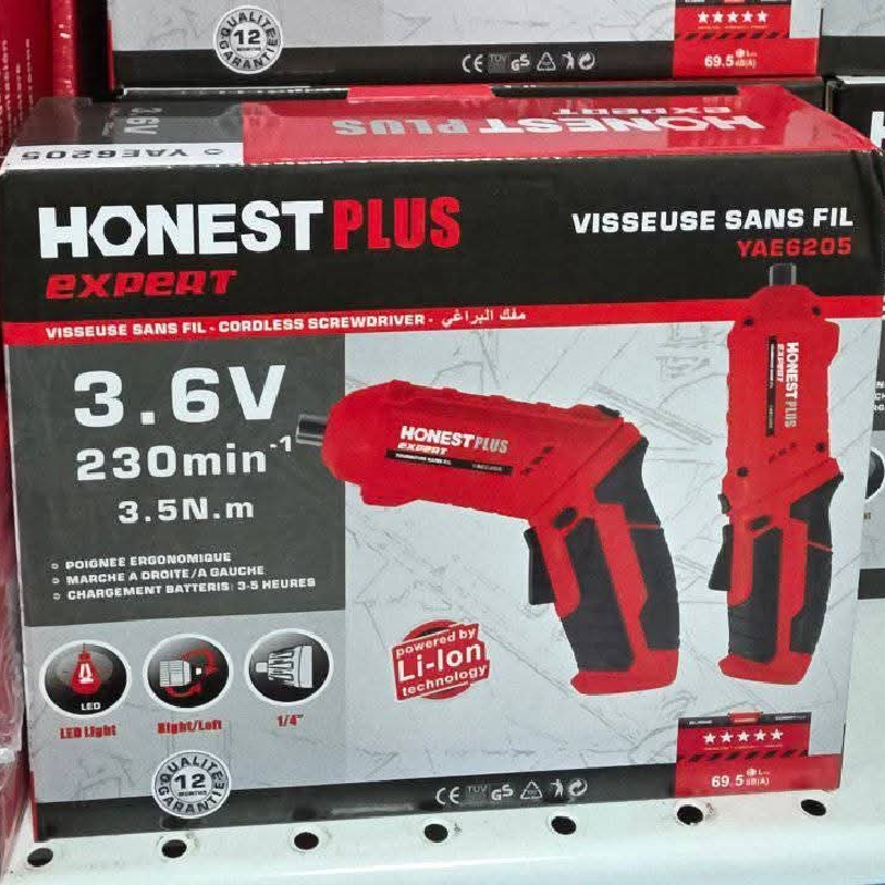 Visseuse sans fil 3.6V HONESTPLUS YAE6205 – Image 3