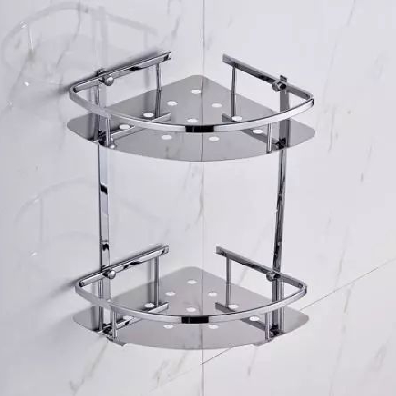 Étagère de coins 2 niveaux en Inox super luxe OSCAR – Image 3