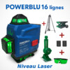 Niveau Laser 16 lignes 4D avec trépied POWERBLU YAM0189