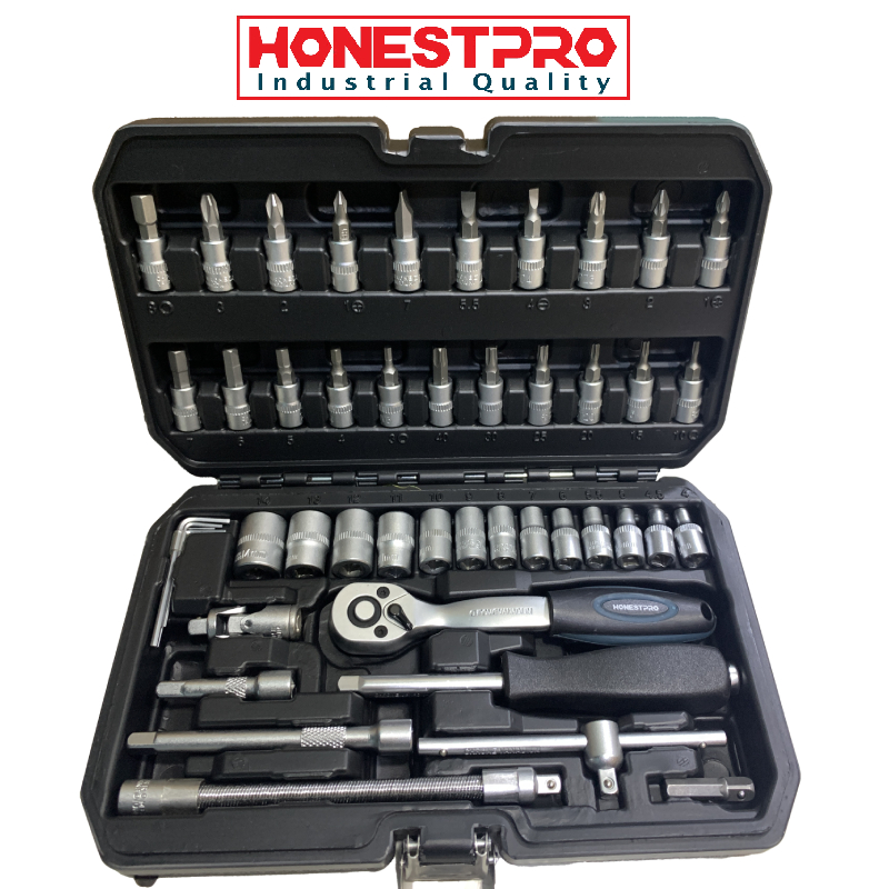 Caisse à douille 46PCS HONESTPRO YA1305 – Image 4