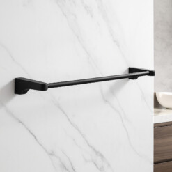 Porte serviette Simple en Aluminium Gris