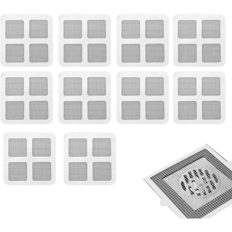 Filtre d'Évier de Sol en maille adhésive 10pcs – Image 2