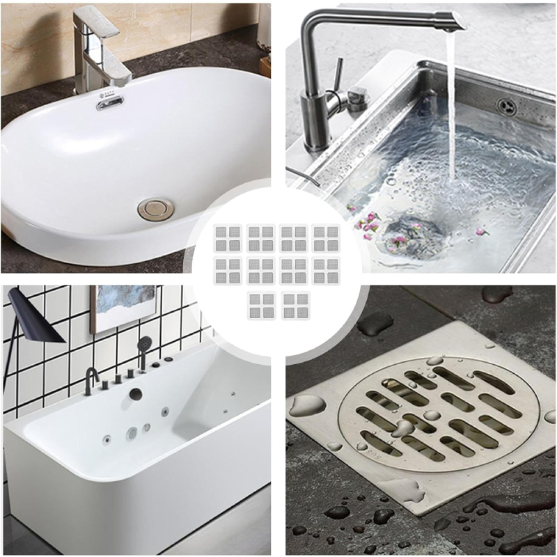 Filtre d'Évier de Sol en maille adhésive 10pcs – Image 5