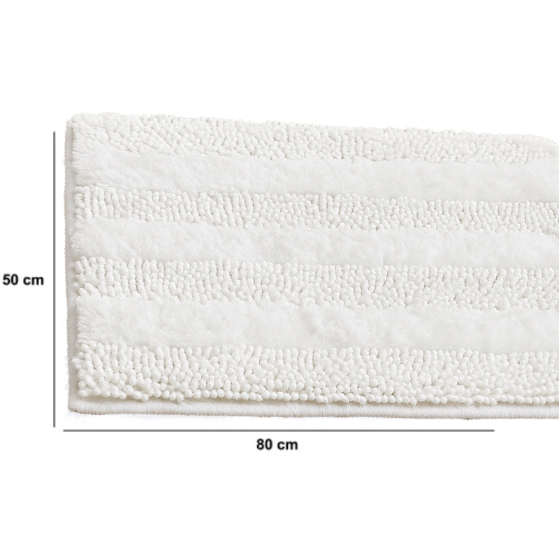 Tapis salle de bain en chenille absorbant – Image 3