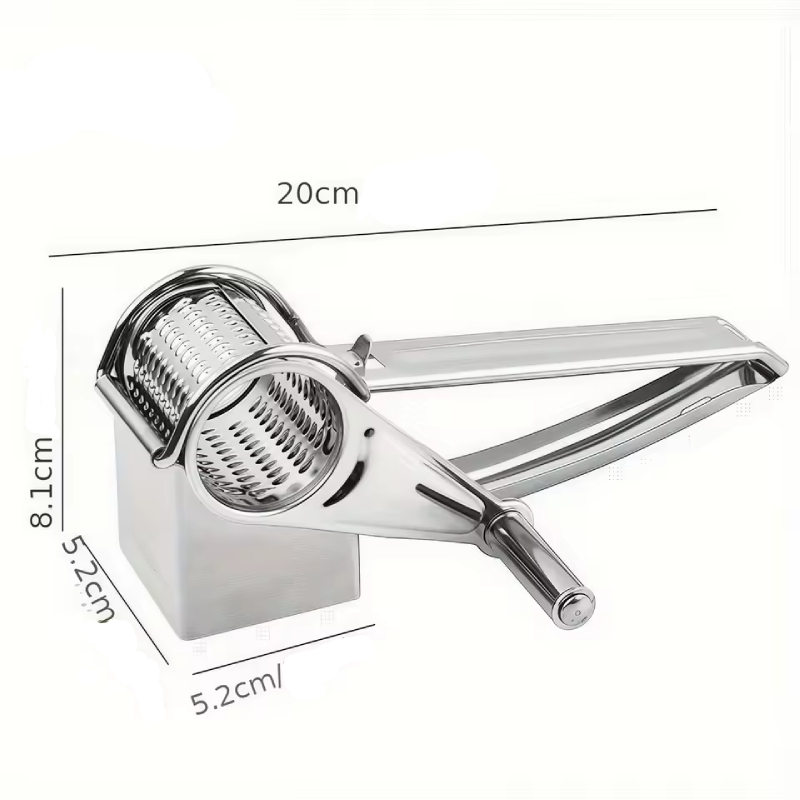Râpe à fromage en acier inoxydable avec 3 Lames – Image 8
