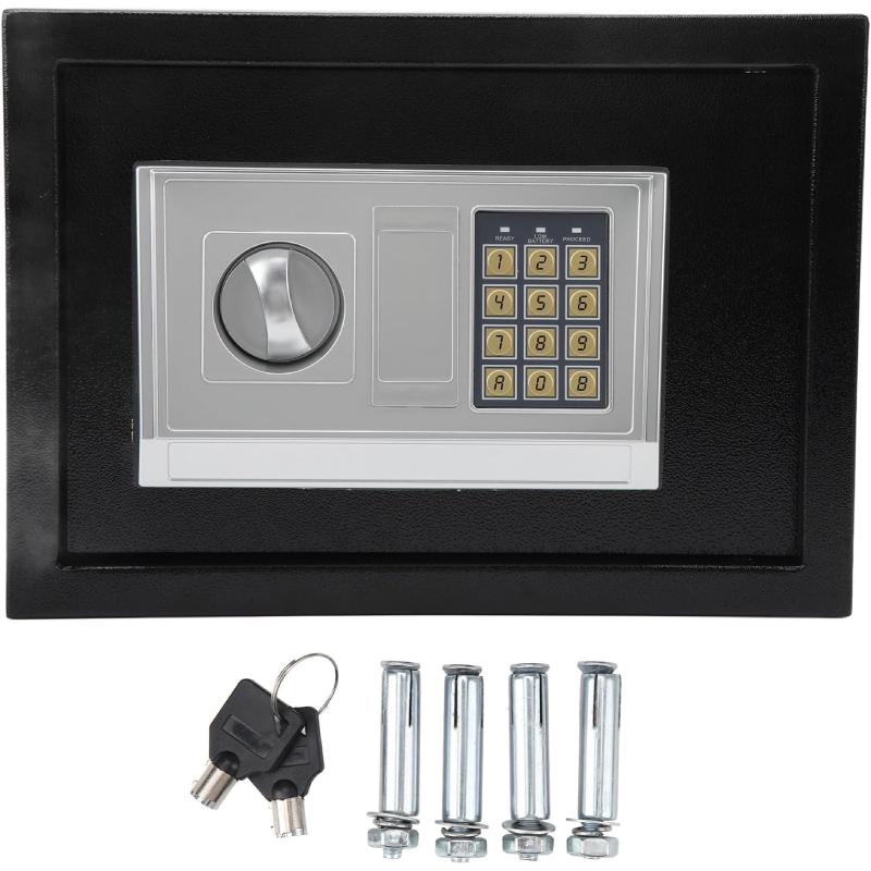 Coffre fort électronique 35cm Noir – Image 2