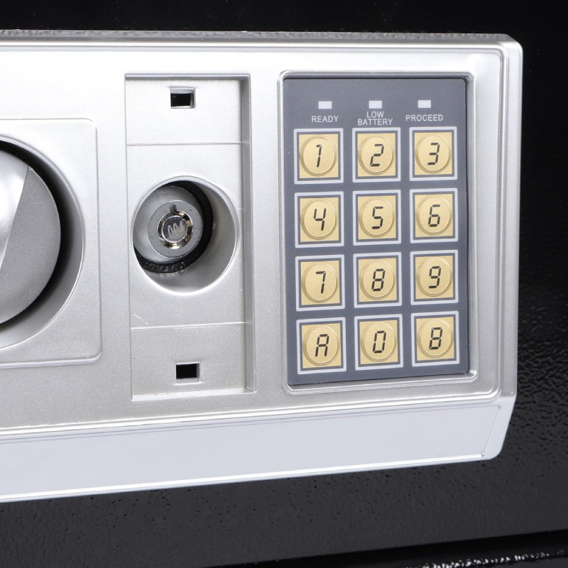 Coffre fort électronique 35cm Noir – Image 4
