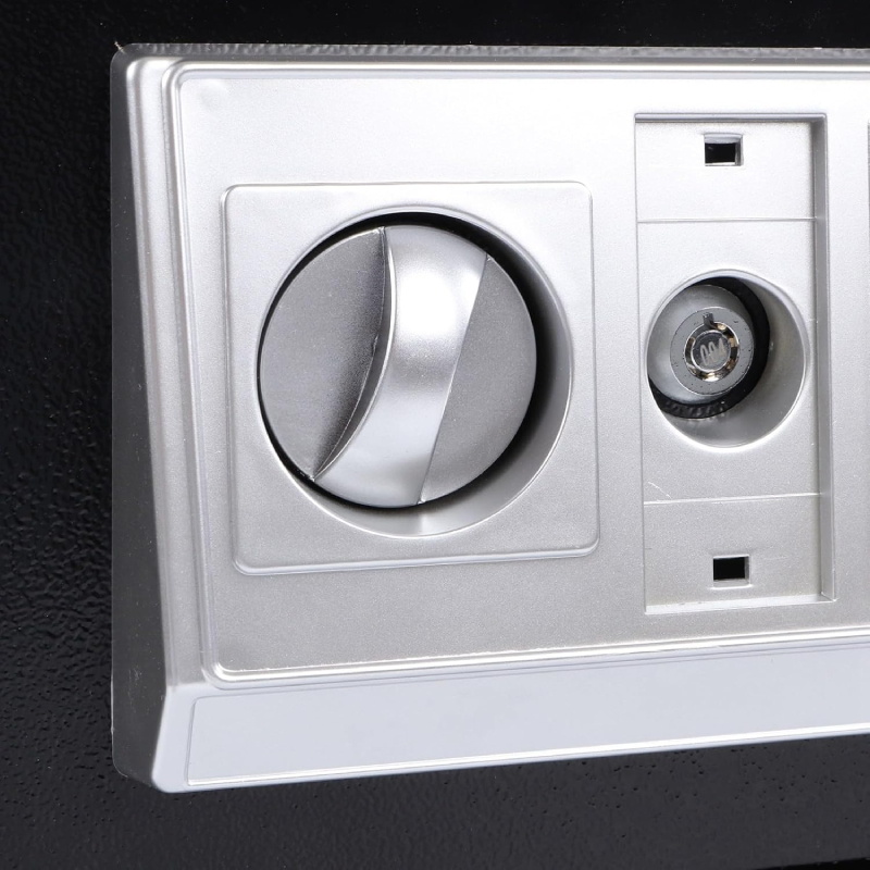 Coffre fort électronique 35cm Noir – Image 5