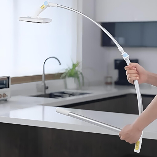 Raclette de nettoyage de vitres extérieurs professionnels à long manche