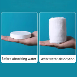 Alternative view of serviettes Magic compressées jetables en Coton