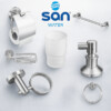 Ensemble Salle de Bain SANWATER 6PCS