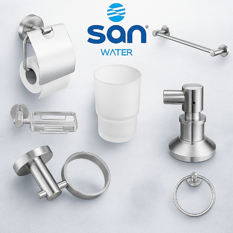 Ensemble Salle de Bain SANWATER 6PCS