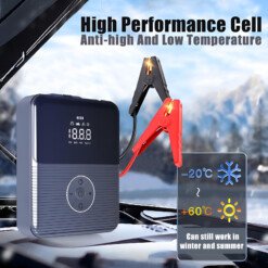 Compresseur De Voiture Avec Booster Batterie 21800Mah BEETRO – Image 3
