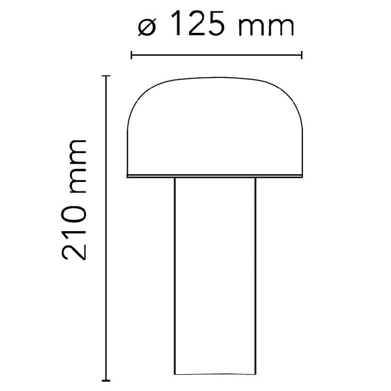 Veilleuse LED rechargeable avec Button tactile ALPHA – Image 4