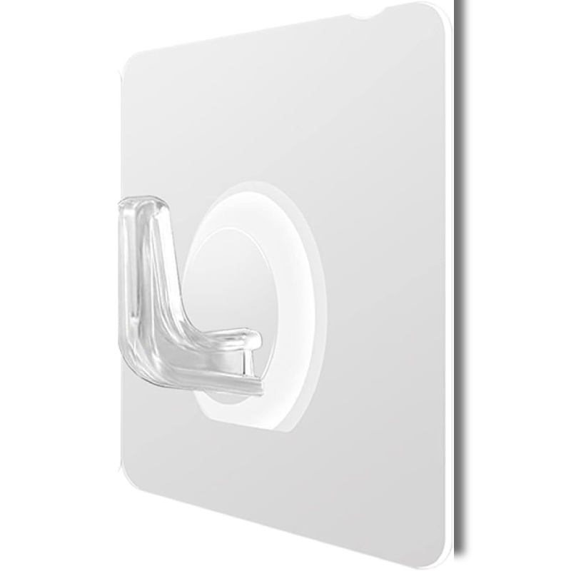 crochet adhésif transparent 4PCS – Image 2