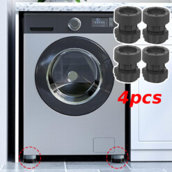 Lot de 4 patins antidérapants pour machine à laver