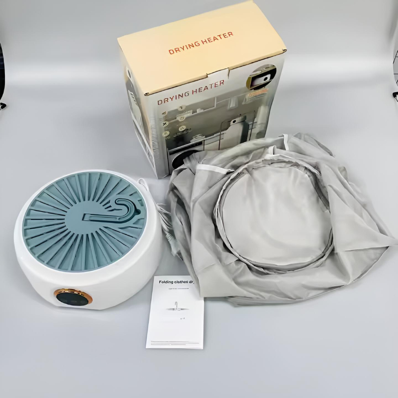 Séchoir à linge électrique portable avec minuterie et affichage LED – Image 4