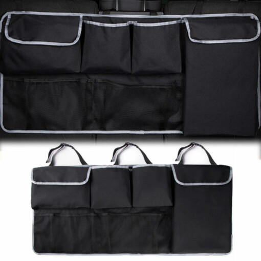 Organiseur de coffre de voiture et de siège arrière en Oxford – Image 2