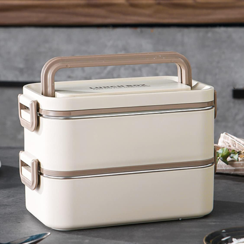 Lunch Box isotherme double compartiments