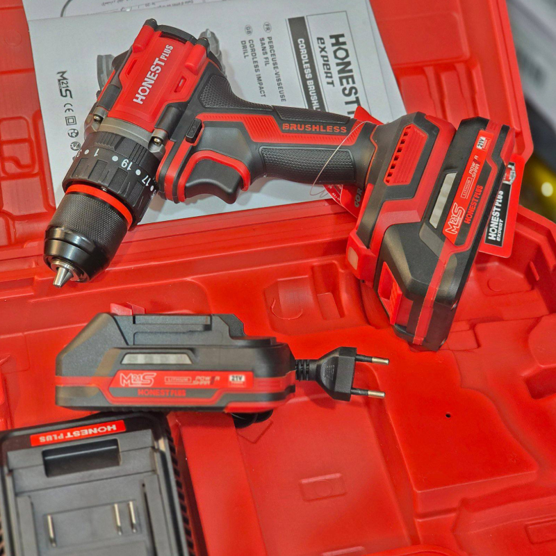 Visseuse-perceuse Brushless 160Nm HONESTPLUS YAE6181 – Image 3