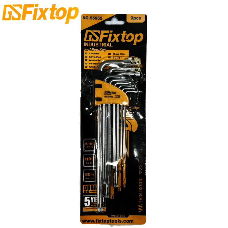 Jeux Clés Allen Fixtop 09PCS
