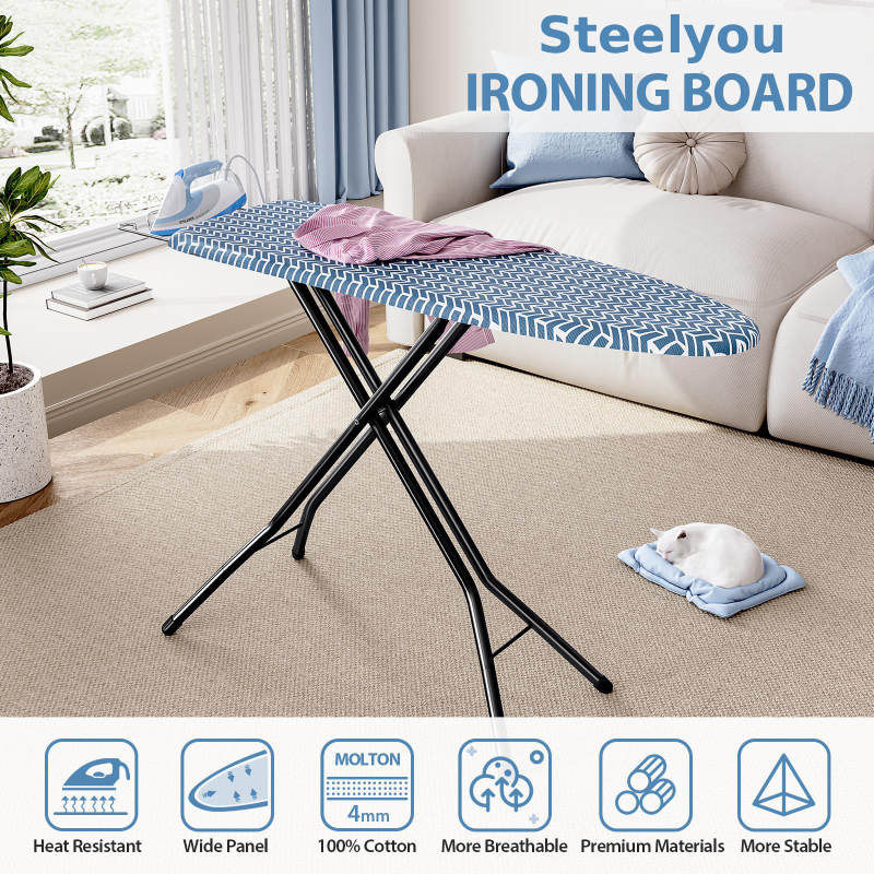 Table à repasser 110X35cm STEELYOU IB01