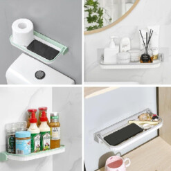 Alternative view of Étagère adhésive pliable