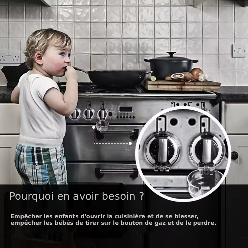 Couvre-boutons pour cuisinière 2PCS – Image 3