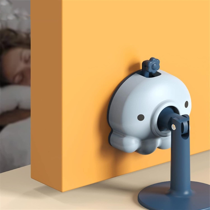 Butée de porte 2 positions adhésif