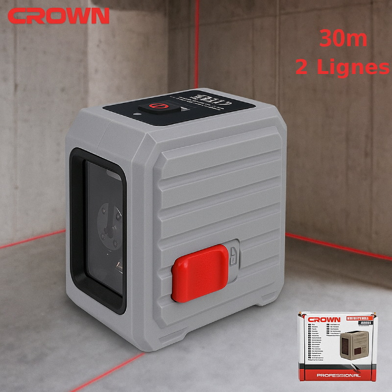 Niveau laser 2 ligne (horizontal/vertical) CROWN