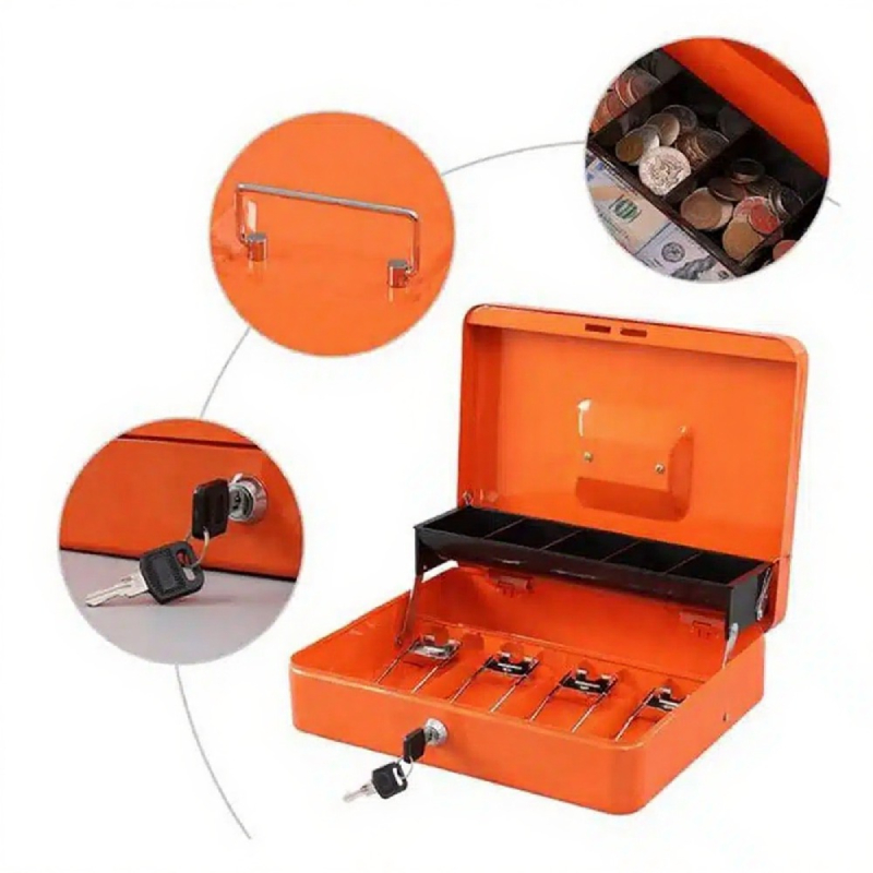 Caisse à monnaie avec clips à ressort BEETRO – Image 4