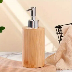 Alternative view of Distributeur de savon liquide finition en bois élégant