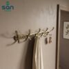 Porte manteau en acier inoxydable doré SANWATER