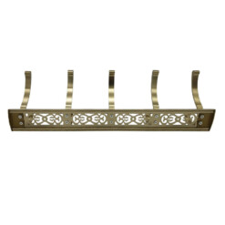 Alternative view of Porte manteau en acier inoxydable doré SANWATER