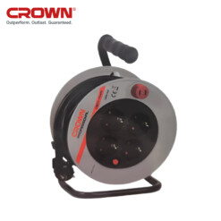 Alternative view of Enrouleur de Câble Crown 4 ports 15m CROWN A0415