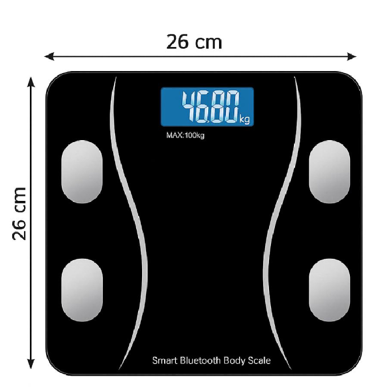 Balance Numérique LCD YUMILI - Jusqu'à 150 Kg, Fonction Tare, Pour Bébé, Animaux, Bagages