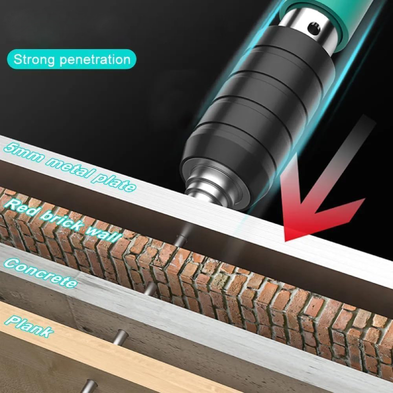 Pack pistolet à clous manuel + 20 rivet – Image 3
