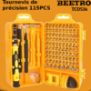 Tournevis de précision 115PCS BEETRO TC0536