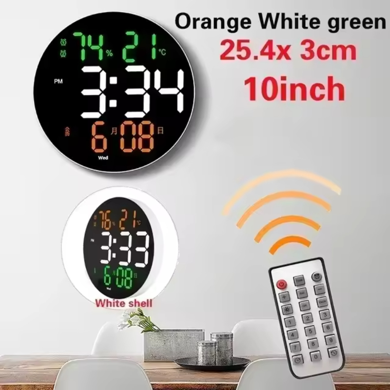 Horloge murale numérique LED 10° – Image 3