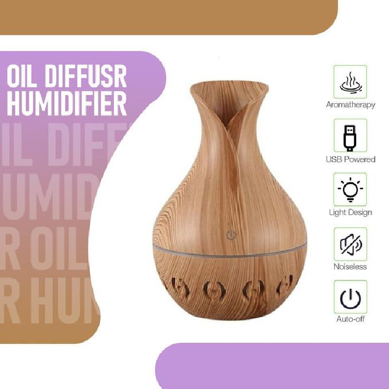 Humidificateur ultrasonique aromatisé avec éclairage LED FT-036C – Image 4