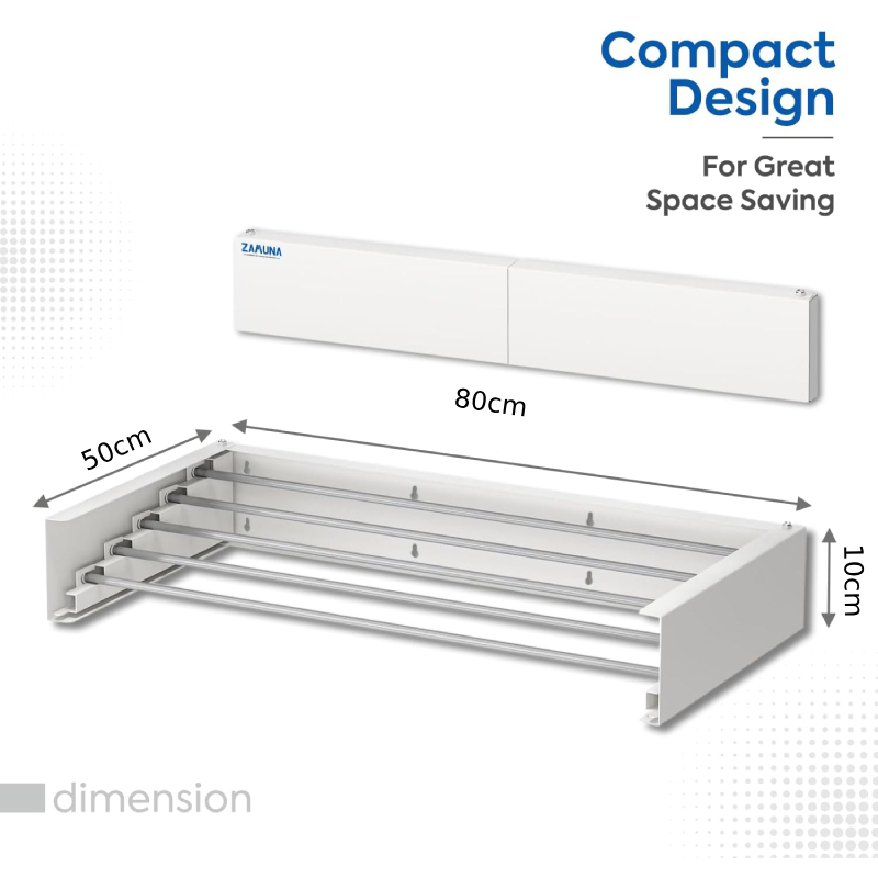 Séchoir à linge mural SMART pliable – Image 4