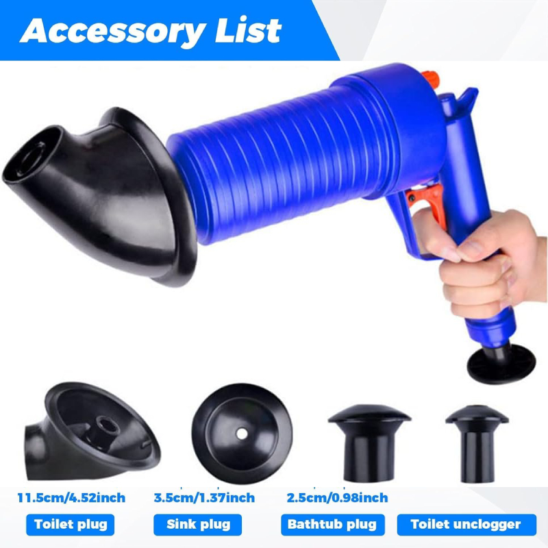 Déboucheur à piston avec accessoires – Image 2