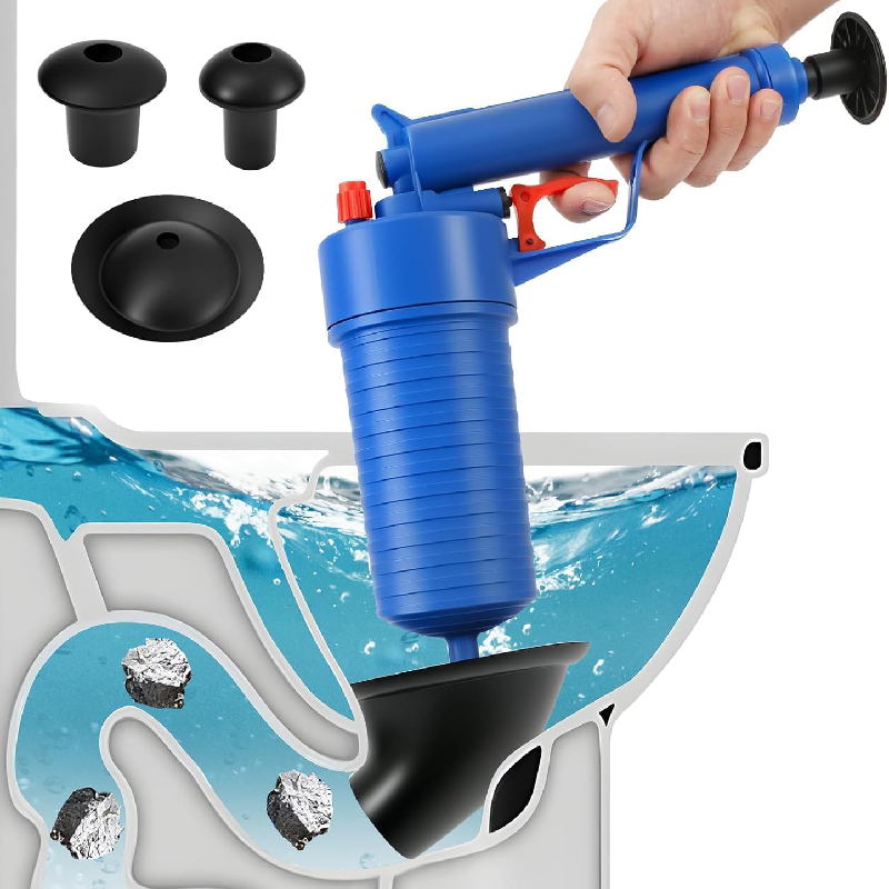 Déboucheur à piston avec accessoires